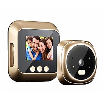 KTM Healthcare WiFi Doorbell Door Viewer Camera Door Peephole Door Camera Doorbell with Wireless Monitor Live View Available Digital Photo Digital Door Monitoring for Home Security (Without