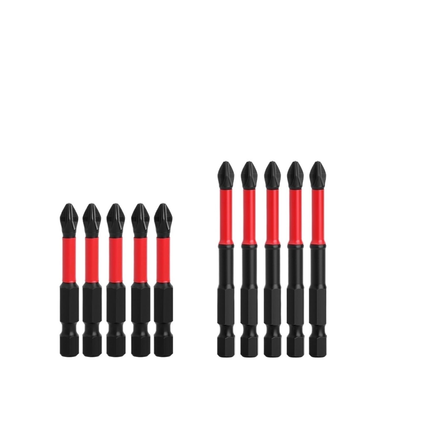 UAYPLMBI 50mm 70mm 90mm Hex Shank S2 Material PH2 Non-Slip Screwdriver Bit