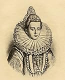 Louise De Lorraine-Vaudemont 1553-1601 Queen Of France 1575-1589 Wife Of Henri Iii Photo-Etching From An Old Portrait In The Louvre From The Book Lady Jackson S Works Viii The Last Of The Valois Ii