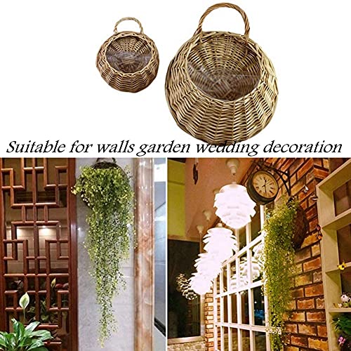 Panier de rangement noué main cache-pot bohème chic 37cm - 6