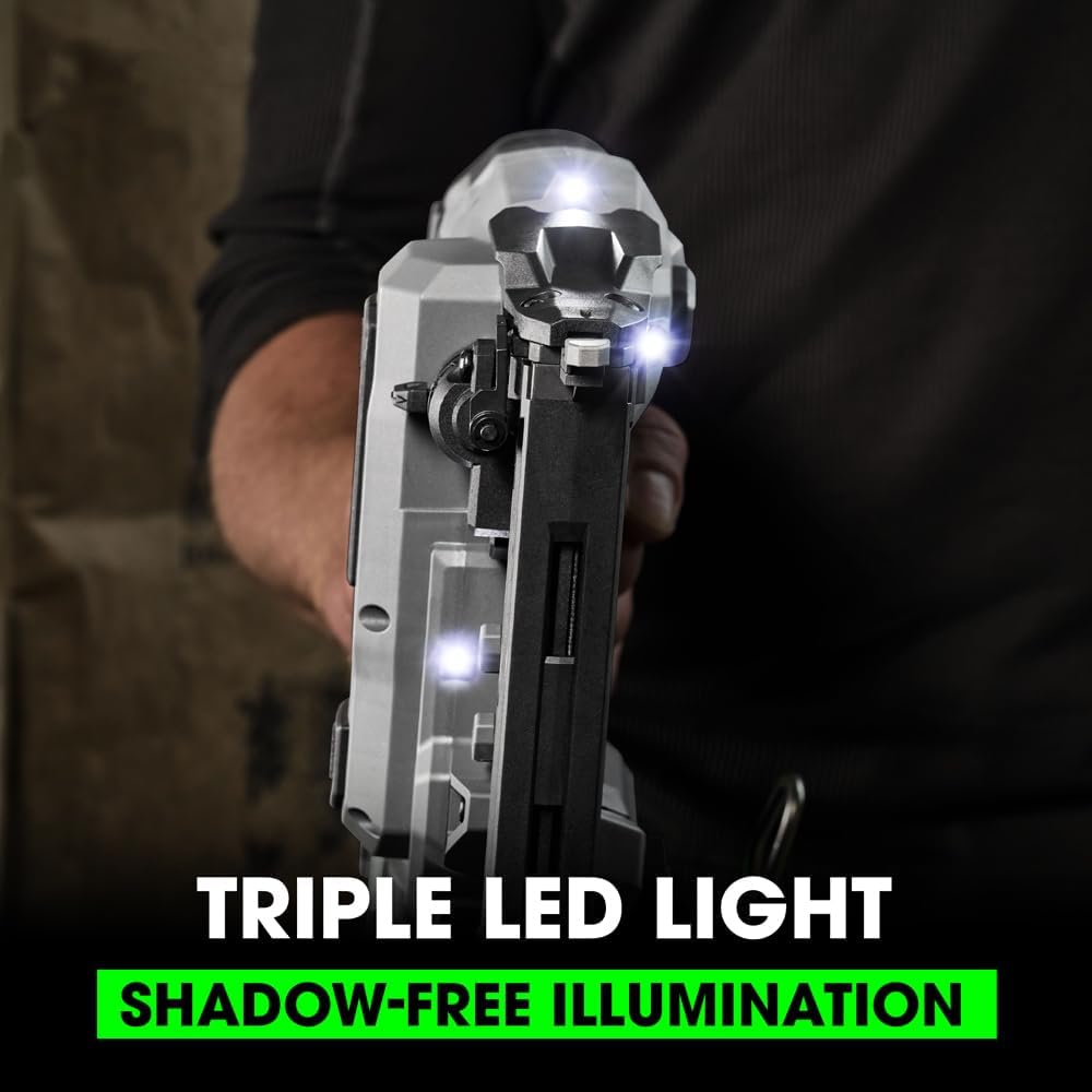 FLEX 24V Brushless 1/4-inch Narrow Crown Stapler Kit with 2.5Ah Lithium Battery and 160W Fast Charger - FX4511-1A