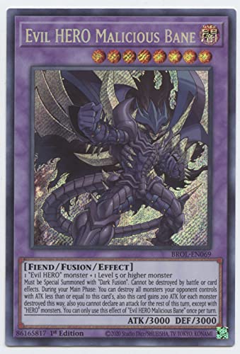  Malvagio Eroe Maligno Bane - BROL-EN069 - Secret Rare - 1a Edizione