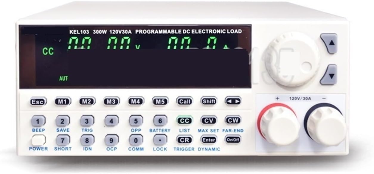 KEL102/KEL103 150W / 300W 1DC Electronic Load with Switch Adjustable Current Battery Capacity Voltage Discharge Tester(KEL103 300W)