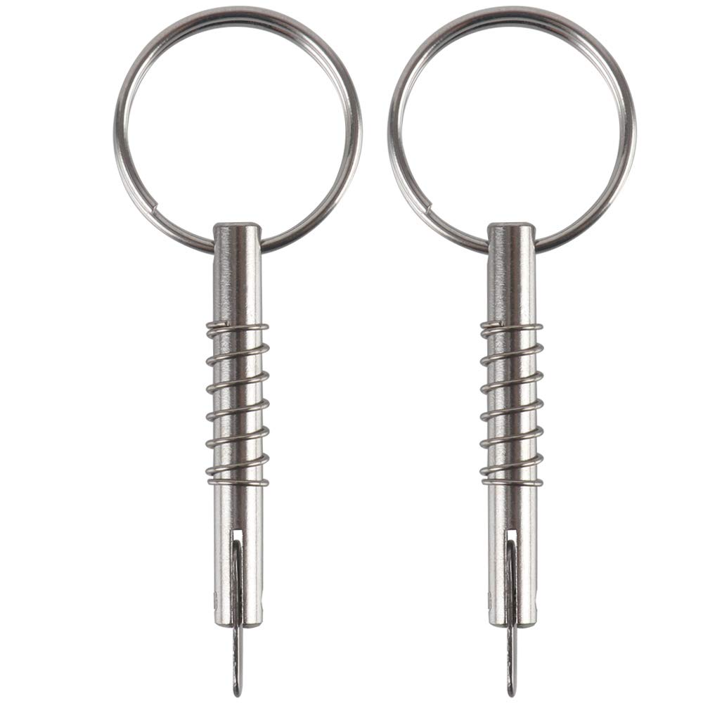 2 Pcs Quick Release Pin w/ Drop Cam & Spring, Diameter 1/4"(6.3mm