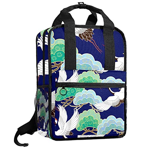 Cartable pour filles et garçons au style traditionnel chinois - Sac à dos idéal pour l'école