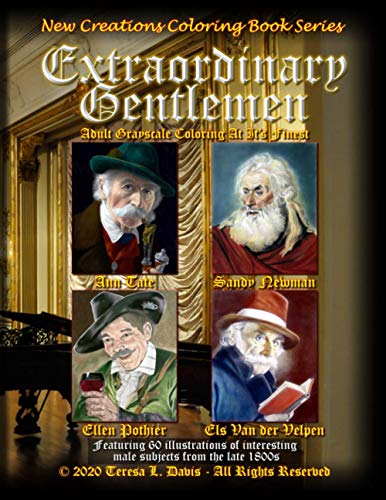 New Creations Coloring Book Series: Extraordinary Gentlemen