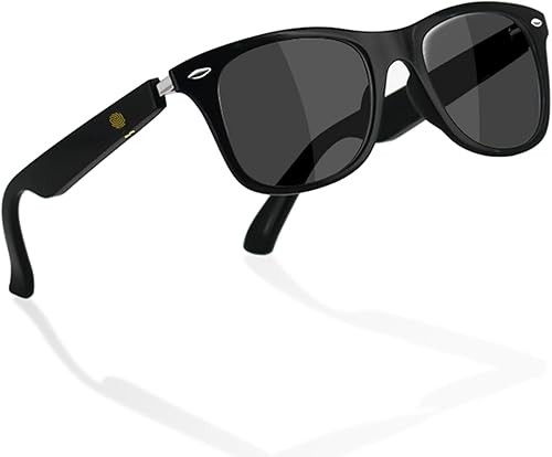 Miniatura 17 de Anteojos inteligentes para mujeres, anteojos de audio Bluetooth de oreja abierta con altavoces y micrófono, lentes anti-luz azul, asistente de voz,