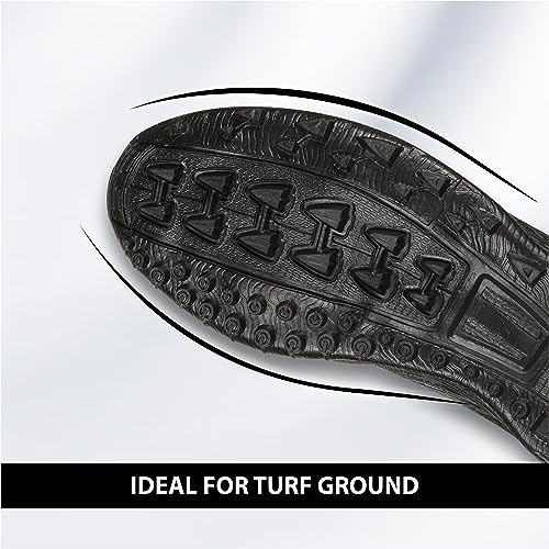 Nivia Carbonite 6.0 Turf Shoes for Men Rubber Studs with PVC Synthetic Leather Upper/Die Cut Light Weight Insole/Ideal for Hard Surfaces Artificial Turf Surfaces - Image 4