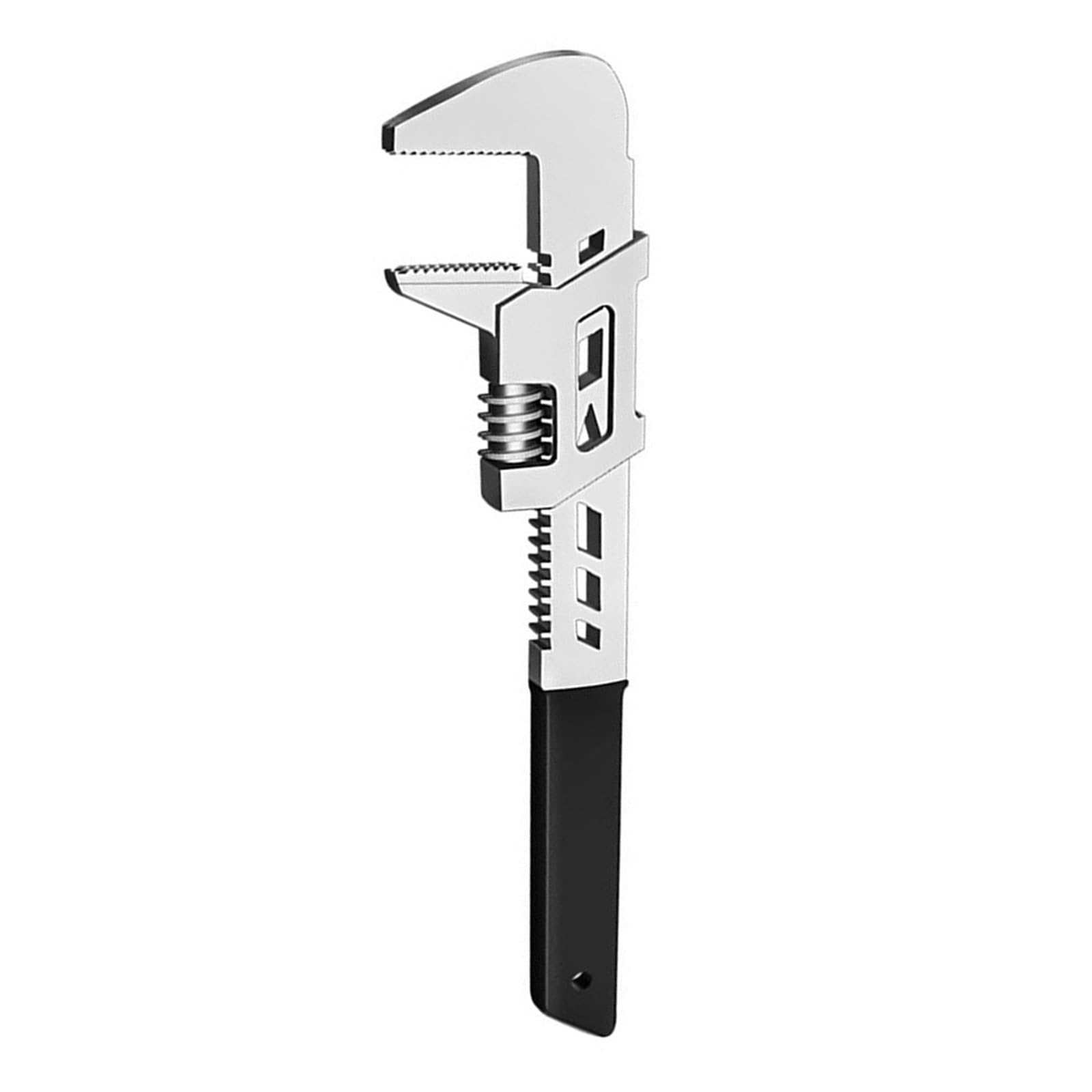 Loytv 12 Inches Large Capacity Adjustable Wrench Spanner With Comfortable Grip Handle Suitable For Tight Space In Auto Home Maintenance Auto Wrench
