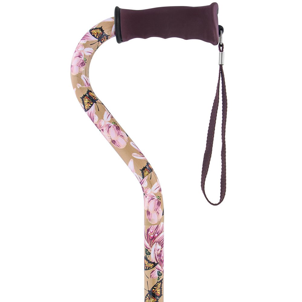 Royal RC Canes Walking Sticks for Men and Women - Stylish Designer Fashionable Walking Canes - Lightweight Aluminum Cool Adjustable Offset Walking Cane with Comfort Grip