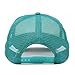 DALIX Trucker Hat Two Toned Mesh Cap in Teal and White