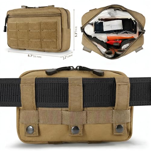 IFAK Trauma Kit with Tourniquet, 4-Inch Israeli Bandage, Elastic Bandages, Set of 34 Pieces Tactical First Aid Kit for Car, Camping, Hiking and Travel - Image 2