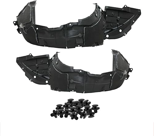 Parts N Go Juego de forro de guardabarros con clips para Altima Sedan 20L 2019-2021 lado delantero del conductor y del pasajero izquierdo derecho