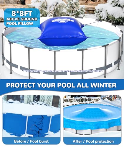 Almohadilla EPN 8x8 ft para piscinas elevadas resistente al frio miniatura 2