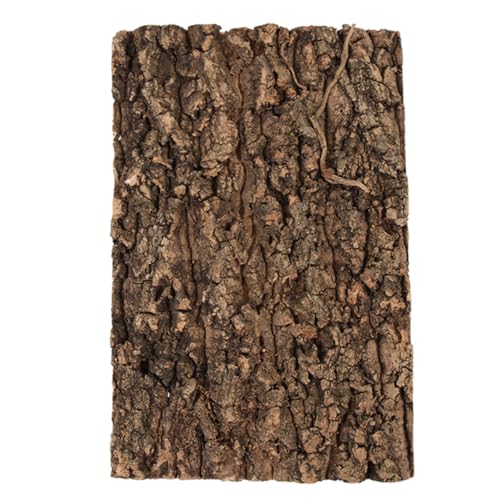Hohopeti Natural Tree Bark Decor for Reptiles Basking Background for Turtles Lizards Spiders Versatile Climbing Habitat Easy to Clean Beginner Friendly