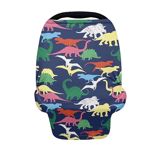 Image of Car Seat Covers Decorative Nursing Breastfeeding Covers Durable Protection for Boys and Girls Breastfeeding Scarf Car Seat Canopy Cover
