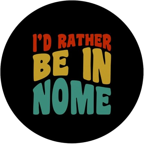 Miniatura 3 de I'd Rather Be In Nome PopSockets PopGrip intercambiable