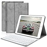 iPad Keyboard Case 9.7 for iPad 2018 6th Gen iPad 2017 5th Gen iPad Pro 9.7 iPad Air 2 Air 1 iPad Case with Detachable Bluetooth Keyboard