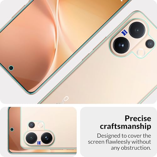 Image of FIRST MART Front and Back Screen Protector for Vivo V60 / Vivo V60E with Installation Kit | TPU Ultra Thin Membrane, Scratch-Resistant, Bubble-Free| Edge to Edge Coverage | Crystal Clear