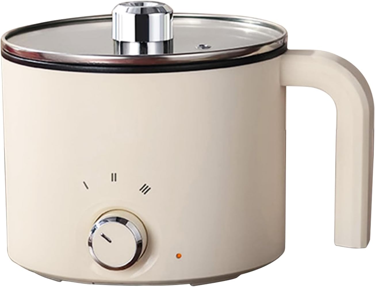 Olla Eléctrica Personal, Cocina Rápida de Acero Inoxidable para Dormitorio