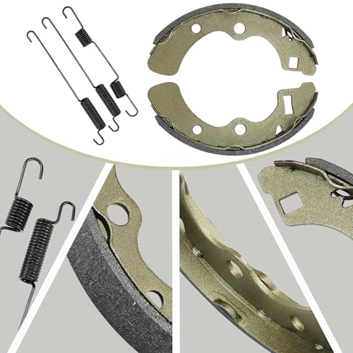 ZICOO Front & Rear Brake Shoes for Kawasaki Mule 4010 4000 3020 3010 3000 4x4 Diesel KAF 620 KAF 950 UTV 2001-2021 by ZICOO - Image 3