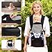 YIYUNBEBE Baby Carrier 6-in-1 Newborn to Toddler,Hip Seat,Adjustable Detachable Infanti Carrier,for All Seasons & Positions,Shopping Travelling, Black