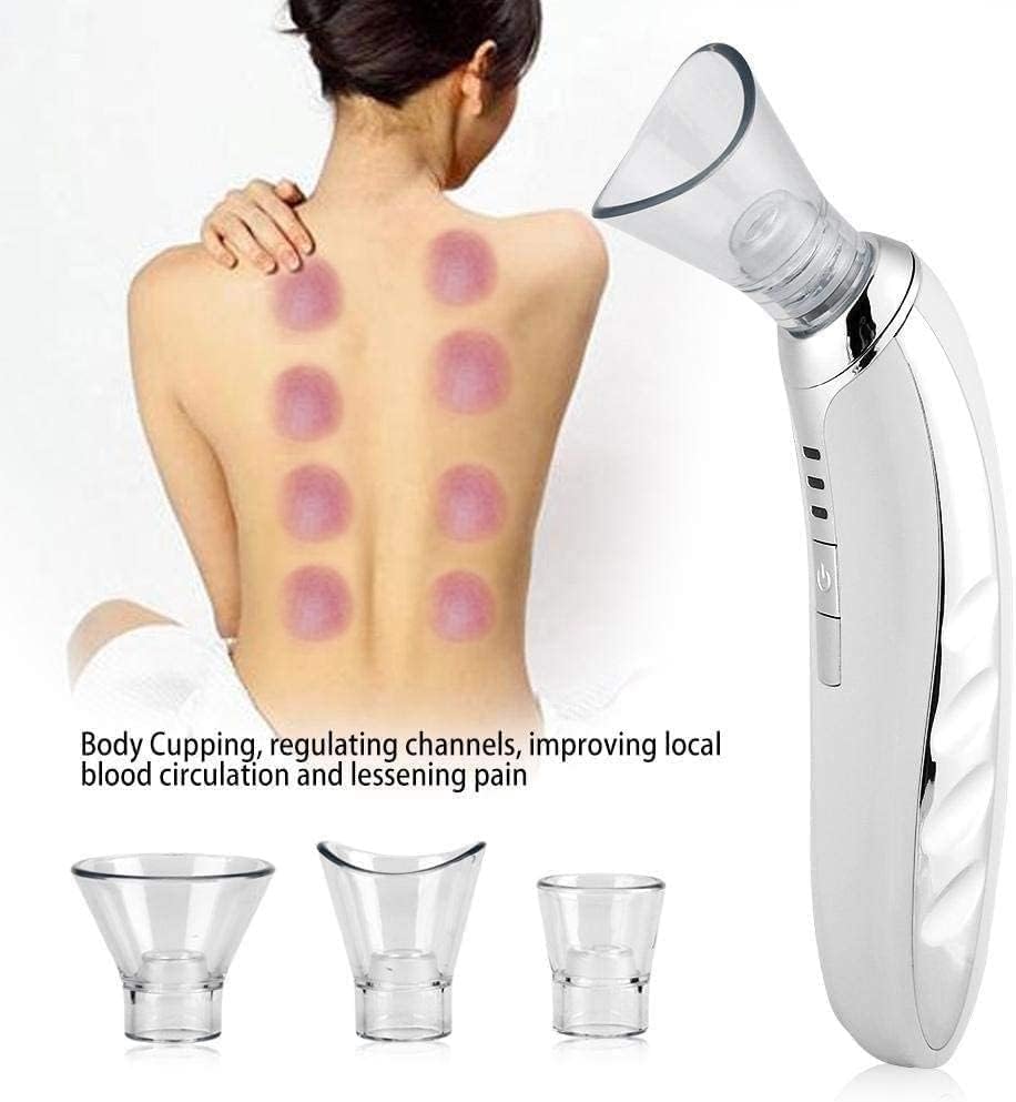 Blackhead Remover, Pore Extractor, Blackhead Extractor Tool, LED Display USB Rechargeable Acne Comedone Pore Cleaner with 4 Probes & 5 Suction Level, Convenient and Durable