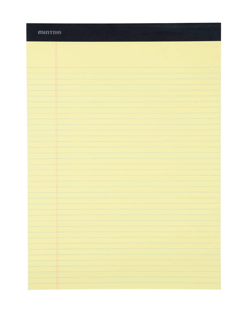 Mintra Office Bunte Legal Pads - Enthält 2 blaue, 2 rosa und 2 grüne Schreibblöcke, mikroperforierte linierte Blätter, ideal für den professionellen und persönlichen Gebrauch, 21,6 x 27,9 cm schmal