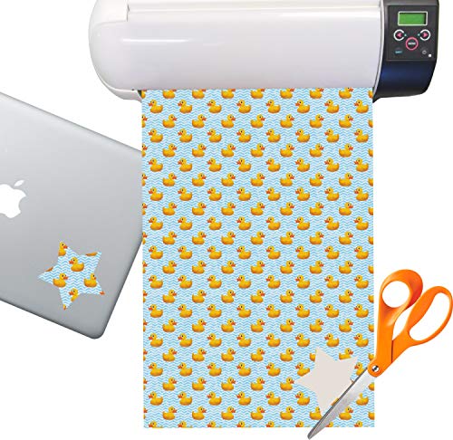 Rubber Duckie Sticker Vinyl Sheet (Permanent)