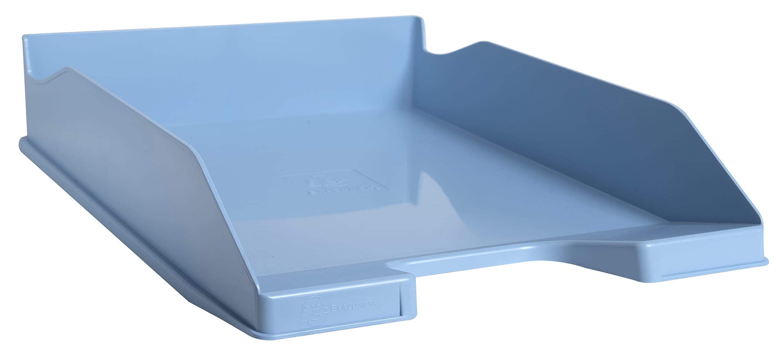 Exacompta - Ref. 113209D - Set of 6 COMBO MIDI Bee Blue letter trays - for A4+ format documents - dimensions 34.6 x 25.5 x 6.5 cm - light blue color