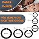 Long.Session® Penisring Set aus Silikon - VERBESSERTE VERSION 2.0 - Als Penisringe und Hodenringe für den Mann - Cockringe für eine härtere und längere Erektion - Penis Ring und Hodenring