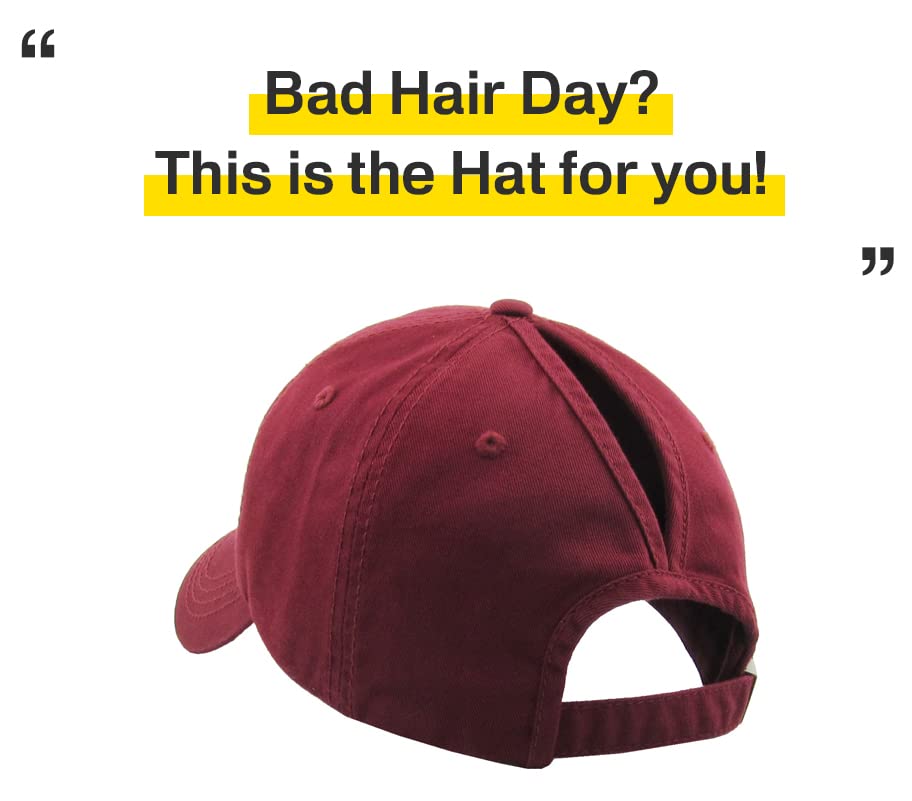 Image of Classic Plain Ponytail Messy High Bun Headwear Adjustable Cotton Trucker Mesh Glitter Hat Baseball Cap