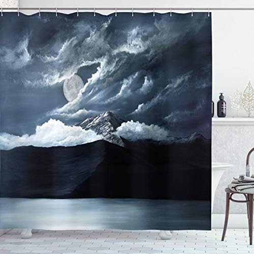 Amazon シャワーカーテンby Ambesonne ファブリックバスルームdecorセットフック付き 69 W By 75 L Sc Long シャワーカーテン ホーム キッチン オンライン通販