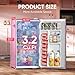 Upstreman 3.2 Cu.Ft Retro Mini Fridge with Bottle Opener, Energy Saving, Adjustable Thermostat, Metal Handle, LED Lamp, Mini Refrigerator for Bedroom, Office, Dorm-BR321 PRO (Pink)