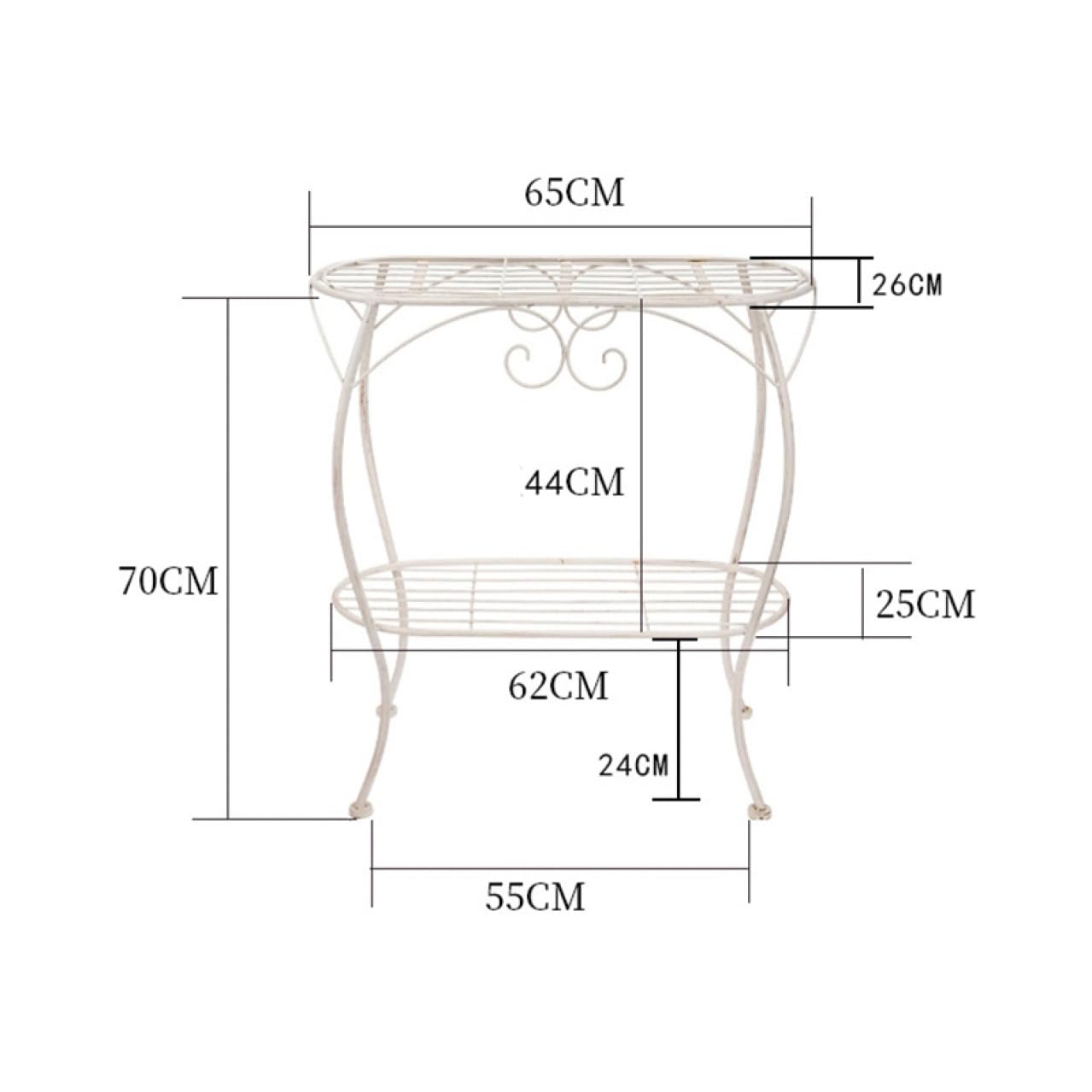 Amazon.co.jp: [GZGZ] フラワースタンド 2段 花台 アイアン カラー4