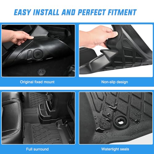 Image of Nilight TPE Floor Mats for Chevy Blazer 2019-2026