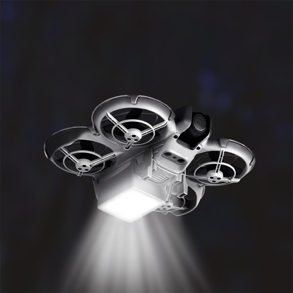 W przypadku akcesoriów DJI Neo ładowania nocnego statywu z lekkim wsparciem i ochroną baterii