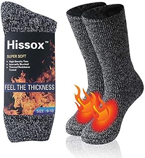 Hissox Women's Winter Warm Crew Socks, Thickened Thermal Socks for Extreme Cold Weather