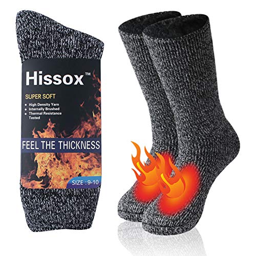 Hissox Women's Winter Warm Crew Socks, Thickened Thermal Socks for Extreme Cold Weather