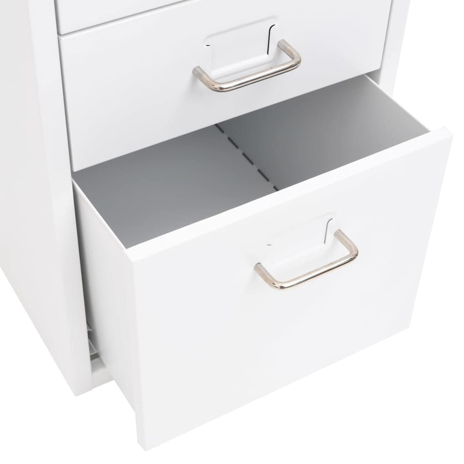 Tidyard Commode de bureau, avec roulettes, 5 tiroirs, en métal, 28 x 41 x 69 cm, tiroirs d'ameublement, classeur avec roulettes, commode pour bureau, commode avec roulettes