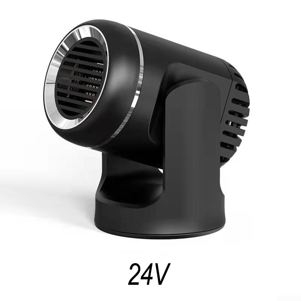 Chauffage d'appoint portable compact 12 V/24 V pour voitures, idéal pour dégivreur de pare-brise pour SUV et camions par temps froid (12 V)