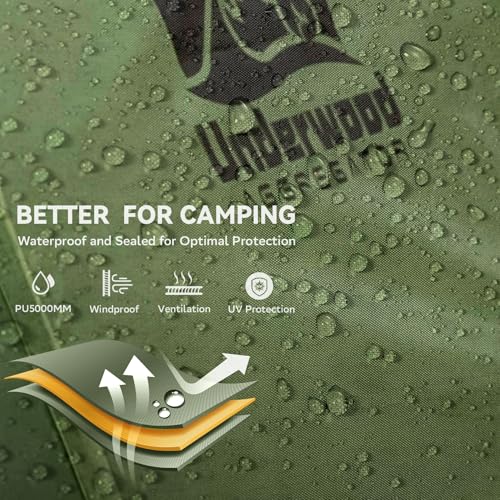 1-Person Backpacking Tent for Camping - Ultralight & Waterproof Outdoor Camping Tent One Person, Easy Set Up Compact Single Person Tent, Lightweight One Man Tents for Hiking by Und image 1