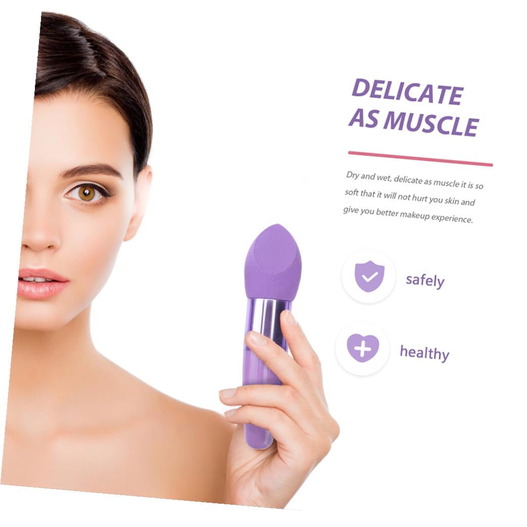 6stücke Make-up Schwamm Pinsel Stift Kosmetik Zubehör Für Foundation Creme Puder Concealer Tragbar Und Langlebig