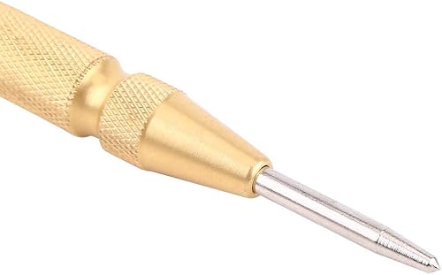 Miniatura 5 de Herramienta de marcado de perforación central, herramienta de perforación central, con punta HSS, perforadora automática de aluminio para (latón +