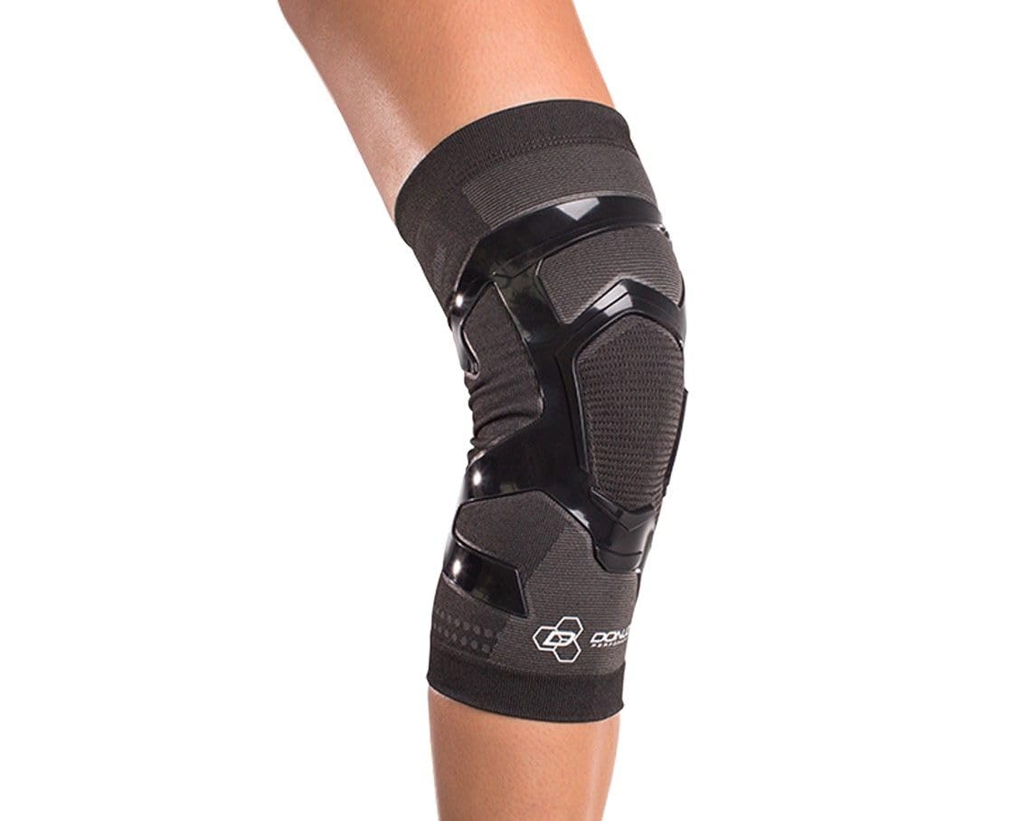 DonJoy Performance TRIZONE Compression: Knee Support Sleeve, Left Leg, Black, Large
