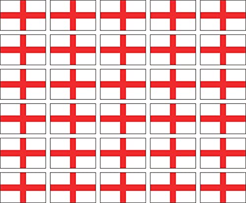 Womaha 30Pcs Individual Temporary England Flag Tattoos World Cup European Cup Football Face Tattoo Stickers - Image 2