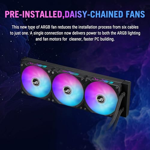 ASUS ROG Ryuo IV ARGB 360mm AMD/Intel Gaming Liquid CPU Cooler by ASUS - Used condition - Image 7