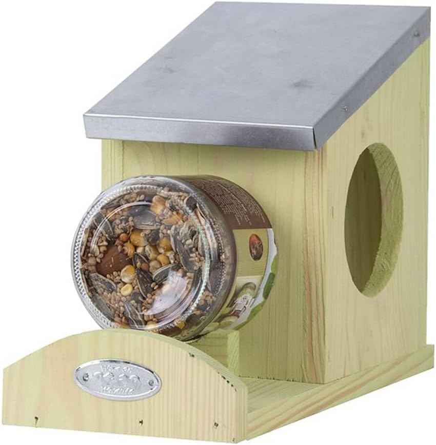 Country Style 8714982093425 Squirrel Feeder with Butter Jar 12 x 25 x 19 cm, One Size