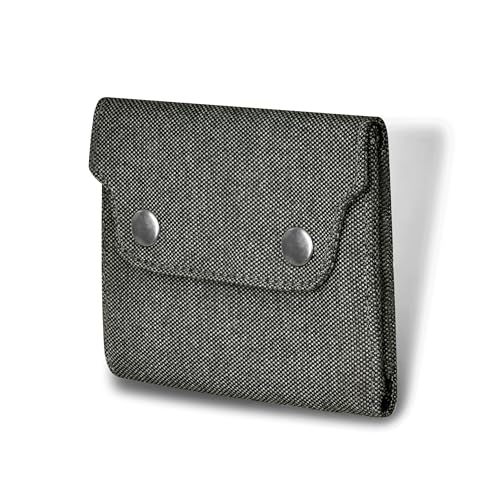 Image of Minimalist Slim Wallet and Credit Card Holder (Canvas Black)