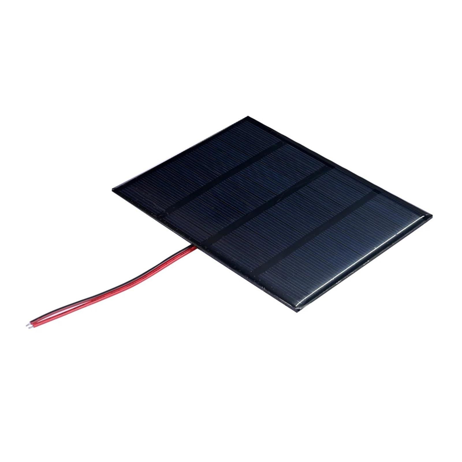 Wvyhlamrc One Color 3W 12V Small Solar Cell With Cable Portable Solar Panel Diy Polysilicon Solar Epoxy
